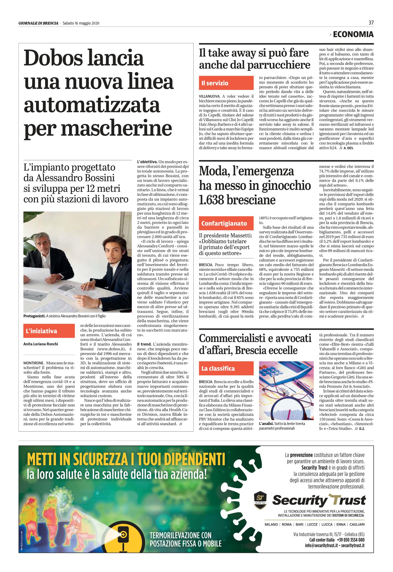 Giornale Di Brescia - Economy - Dobos